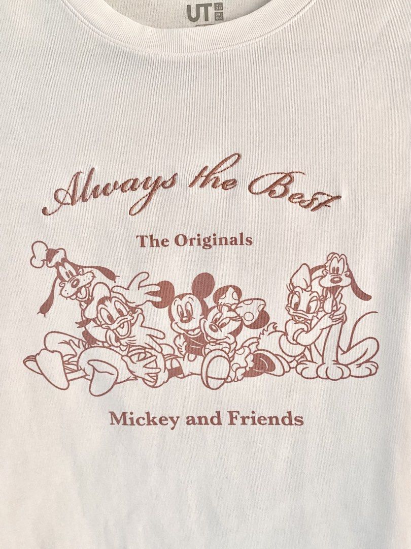 uniqlo disney shirt (Category: Shirts) located in Imus. Submitted by ynascart (Listing ID 1450976522, Image 2). Description: ₱195 + sf mop: gcash / gotyme mod: direct ggx / same day delivery (preferred) model - 48kg 161cm.