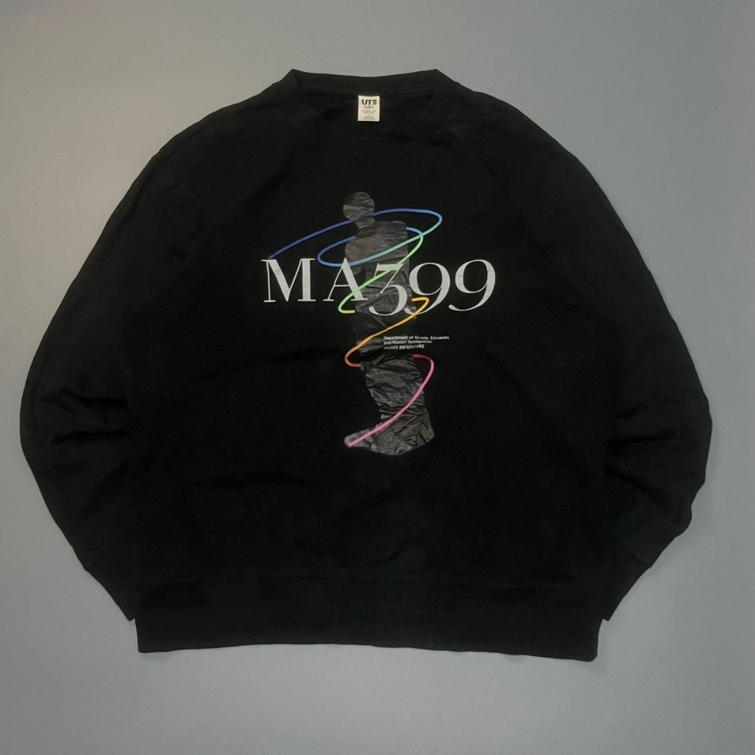 Uniqlo x Musēe du Louvre (Category: Coats, Jackets and Outerwear) located in Mariveles. Submitted by akidfromnowherethrift (Listing ID 1451020497, Image 1). Description: 300 free shipping Uniqlo x Musēe du Louvre Dimes: 25x27.5 Size:XL Color rate: 8.5 Condition: Very Good Condition .