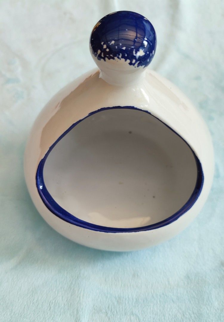 Vintage French Pottery (Category: Dinnerware & Cutlery) located in Mandaluyong City. Submitted by lalahhome (Listing ID 1451080212, Image 2). Description: set of 5 Hand painted in France Featuring Breton Quimper cider bowls and Salt pot.