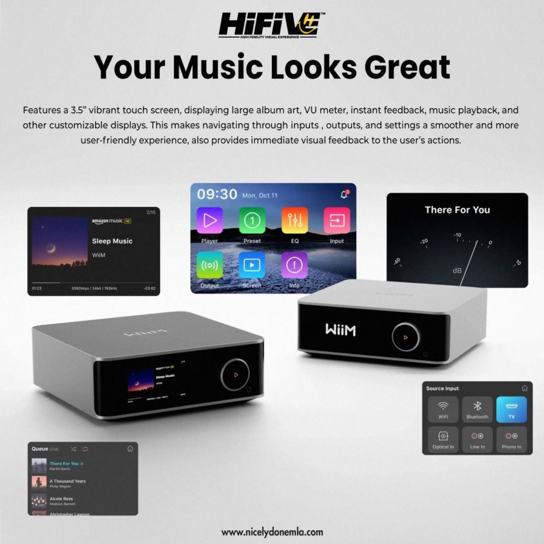 Wiim Amp Ultra (Category: Soundbars, Speakers & Amplifiers) located in Manila. Submitted by nicelydone31948 (Listing ID 1450994242, Image 2). Description: 🎬 “Meet the Power Hub for Your Music — the WiiM Amp Ultra.” 🔊 Say hello to the WiiM Amp Ultra, your all-in-one amplifier designed to make music sound bigger, clearer, and smarter. With up to 200W of power, a premium ESS DAC, and built-in RoomFit calibration, it delivers high-quality sound tha