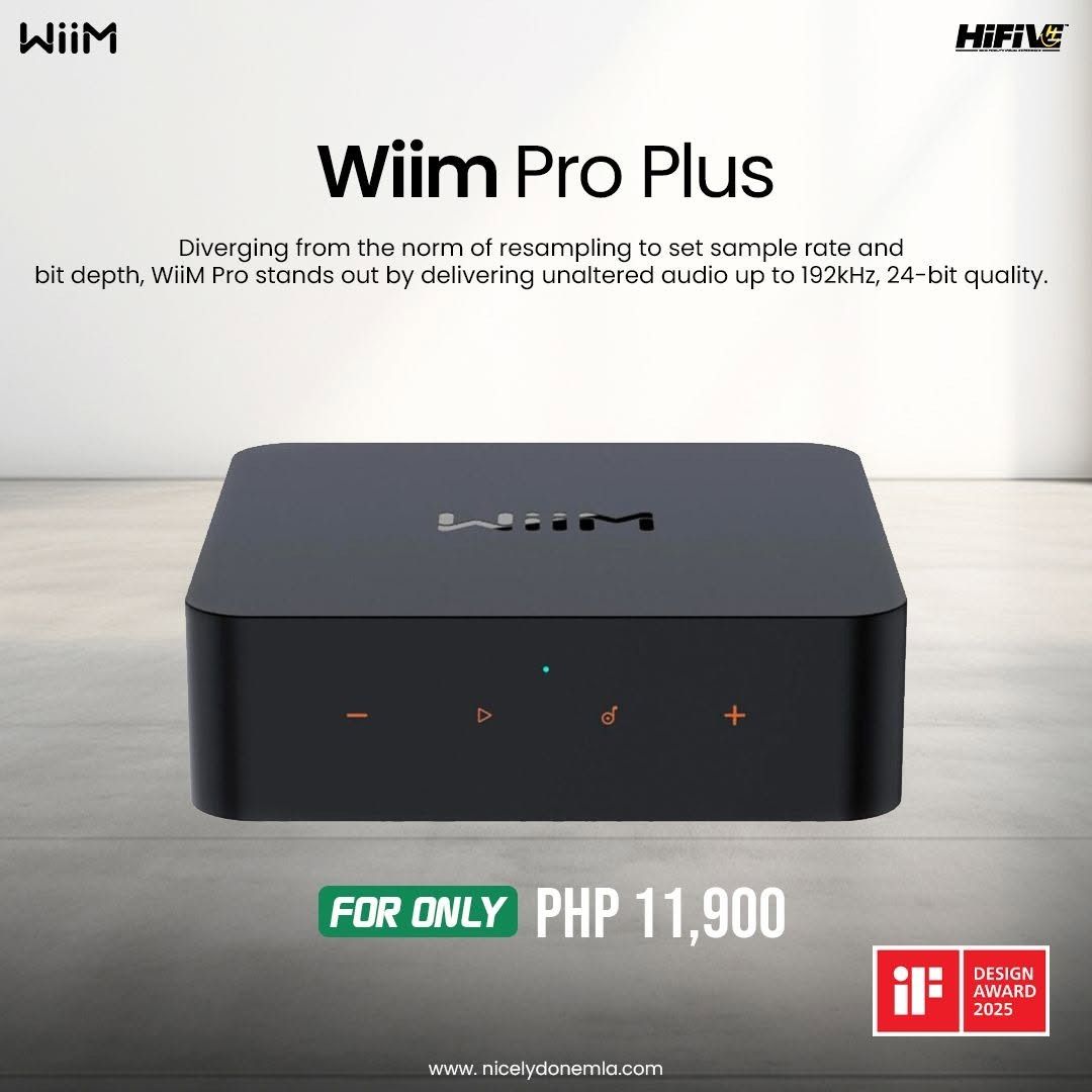 WiiM Amp Ultra Streaming Amplifier (Category: Soundbars, Speakers & Amplifiers) located in Manila. Submitted by nicelydone31948 (Listing ID 1450993165, Image 3). Description: 🎧✨ Complete WiiM Experience Here at HiFiVE — From Entry Level to Next Level ✨🎧 If you’ve been hearing about WiiM and wondering if it’s really worth it — the best way to know is to hear it yourself. 🔊 Here at HiFiVE by NicelyDone, we carry a full lineup of WiiM products — 