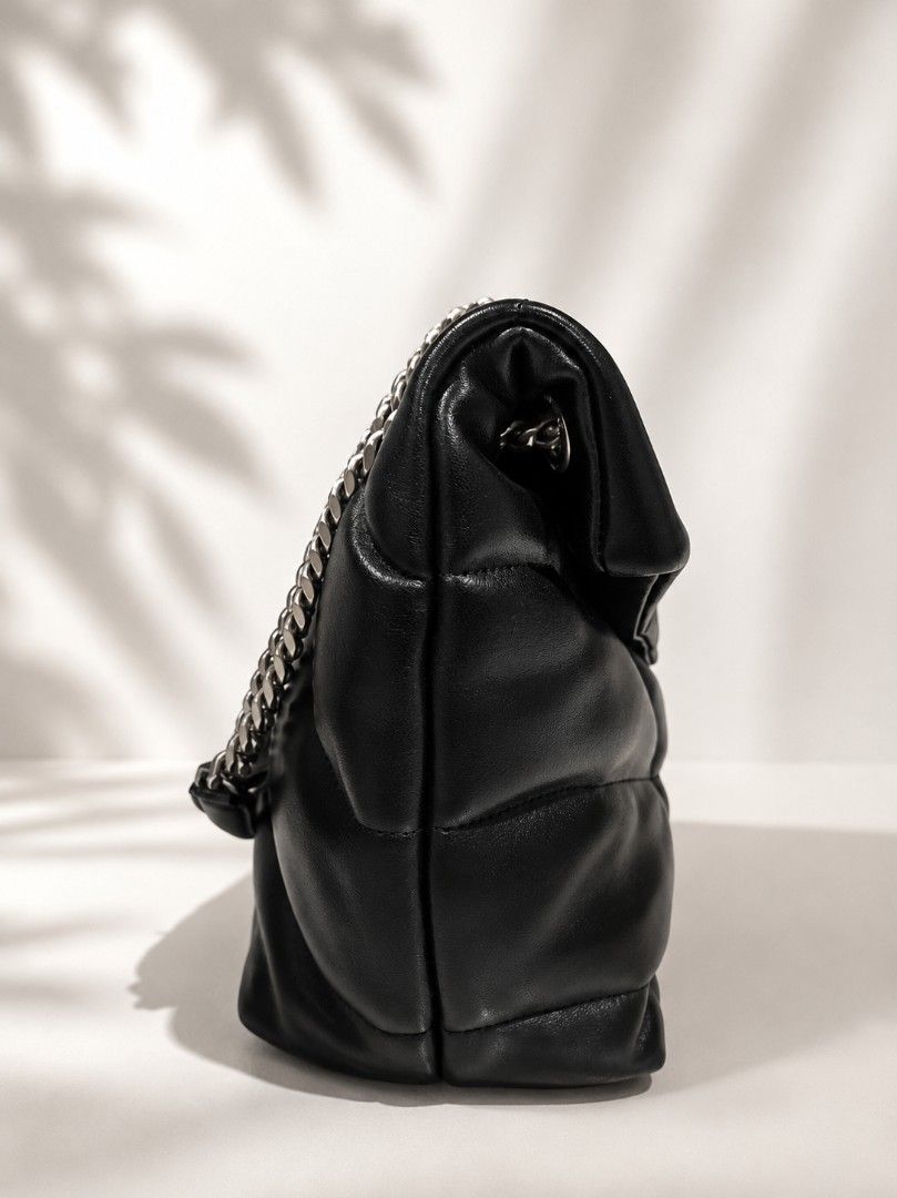 Ysl Loulou Puffer Medium (Category: Luxury Bags & Wallets) located in Pateros City. Submitted by hoarderhub (Listing ID 1451107640, Image 3). Description: YSL Medium Loulou Puffer - Black in silver hardware Send us me your offer—I might just say yes! 😉 ✨ Returns & refunds accepted. I'm a buyer too, so I know how easy it is to make an impulse purchase (sometimes for that little dopamine boost! 😅). As a fellow bag lover—and a bit of a hoarder—I'm