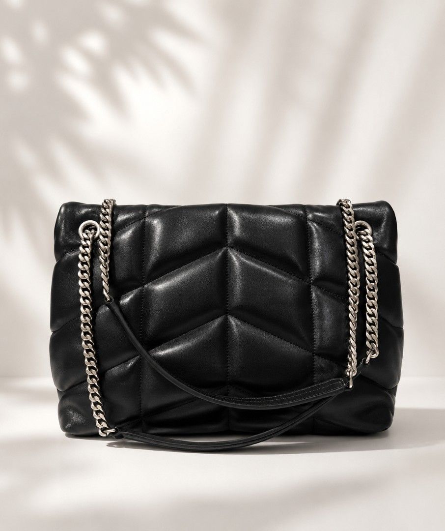 Ysl Loulou Puffer Medium (Category: Luxury Bags & Wallets) located in Pateros City. Submitted by hoarderhub (Listing ID 1451107640, Image 2). Description: YSL Medium Loulou Puffer - Black in silver hardware Send us me your offer—I might just say yes! 😉 ✨ Returns & refunds accepted. I'm a buyer too, so I know how easy it is to make an impulse purchase (sometimes for that little dopamine boost! 😅). As a fellow bag lover—and a bit of a hoarder—I'm