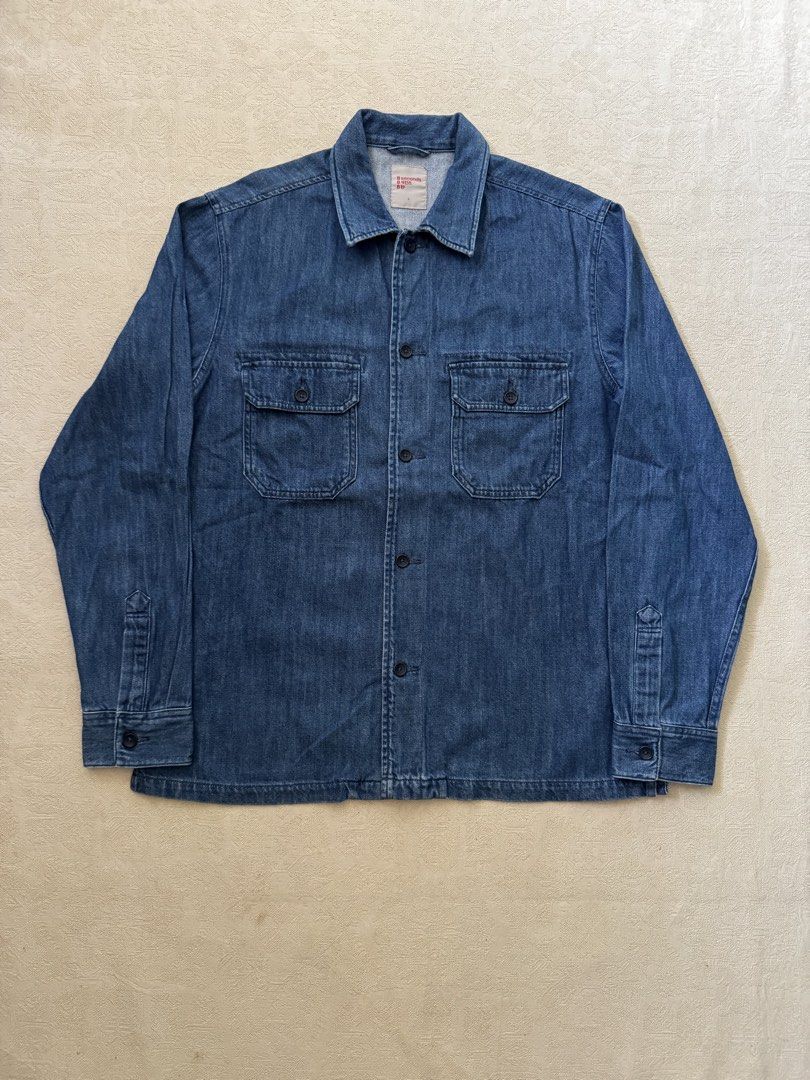 8Seconds Amekaji Denim Shirt (Category: Tshirts & Polo Shirts ) located in Angeles City. Submitted by luigisells (Listing ID 1451199335, Image 1). Description: Size L L29” W23” Very Good Condition Issue/s: none MOP: Gcash or Bank Transfer Courier: J&t Express.