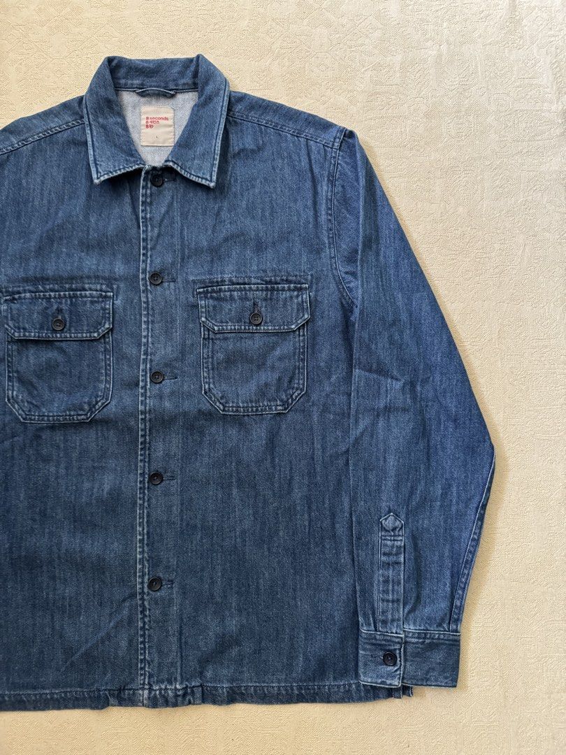 8Seconds Amekaji Denim Shirt (Category: Tshirts & Polo Shirts ) located in Angeles City. Submitted by luigisells (Listing ID 1451199335, Image 2). Description: Size L L29” W23” Very Good Condition Issue/s: none MOP: Gcash or Bank Transfer Courier: J&t Express.