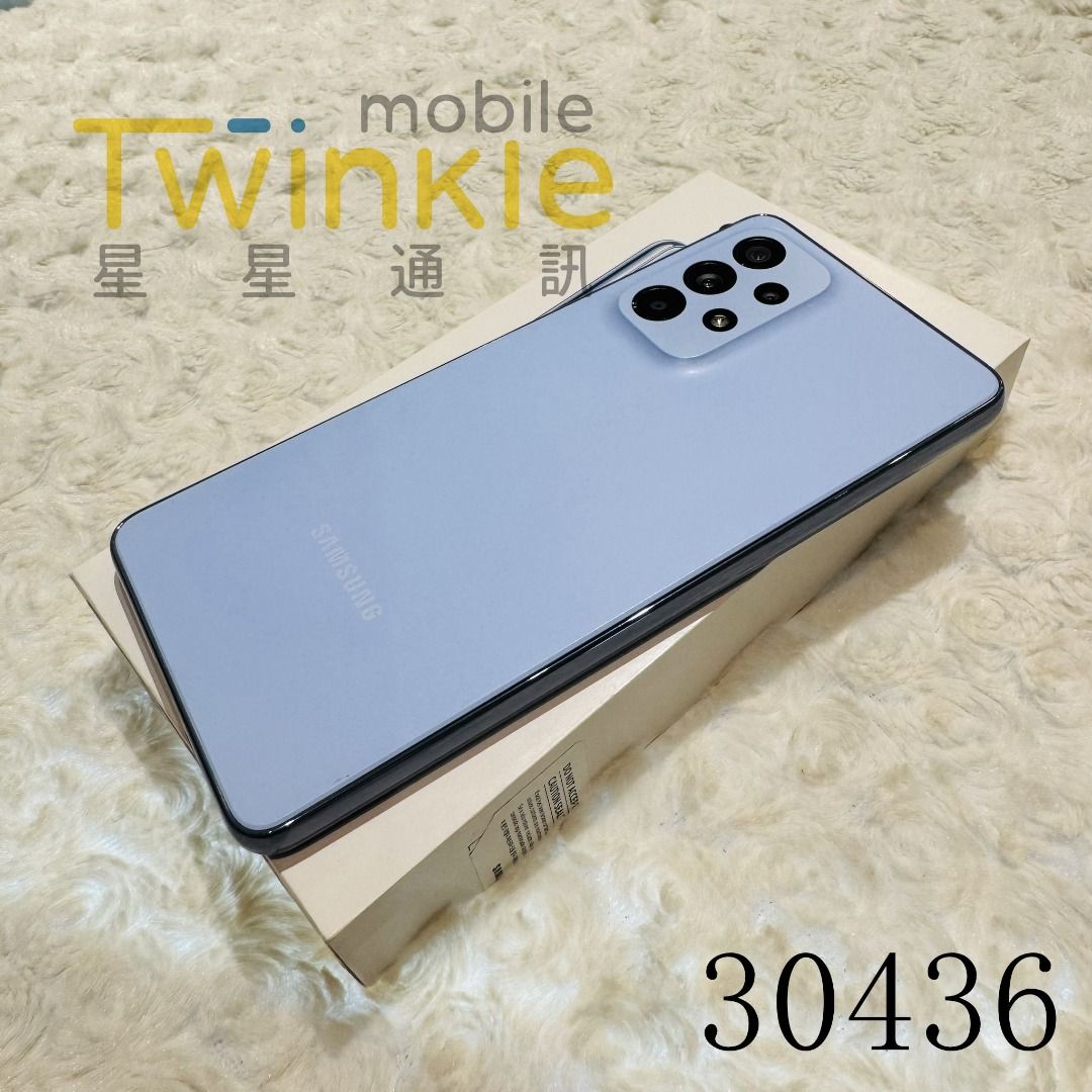 由 twinkletainan (刊登 ID 1451196134，圖片 1) 提交，位於 台南市 (Tainan) 的 ✨(星星通訊)二手 機況漂亮🌹~SAMSUNG Galaxy A53 5G 8+128GB 水藍豆豆 9成2新，實體門市最安心♥ (類別：Samsung 三星)，說明：✨ 請勿直接下標！門市手機流動快！下標前請先聊聊或與服務人員聯繫確認有無現貨✨ ✨ 門市有各種漂亮機型，歡迎親臨門市逛逛✨ ✨ 電話及住址請參閱關於我✨ ✨ 本賣場手機來源絕對正常，不賣贓機故障機✨ ✨ 本賣場手機皆親自收購，嚴格檢查，並非大量購入同行二手機來轉賣✨ ✨ 本賣場店保不包含損耗品，比如電池及隨附配件✨ 『Model』 ：SAMSUNG Galaxy A53 5G 『Storage Capacity』 ：8GB + 128GB 『Color』 ：Water Blue Bean 『Accessories』 ：Box 『Warranty Condition』 ：Over warranty 『P