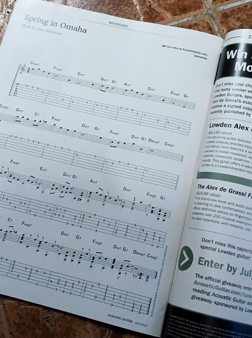 Acoustic Guitar Magazine - June 2012 Issue (Category: Magazines) located in Quezon City. Submitted by dancatz (Listing ID 1451186946, Image 2). Description: □ P 180.00 - Acoustic Guitar Magazine, June 2012 issue - Features 'Great New Gear!' section - Lessons on alternate tunings with Alex de Grassi - Articles on Paul Brady and Zoe Muth - Includes gear reviews - Summer gear guide included - Ideal for guitar enthusiasts LFB Seller's location : Brgy