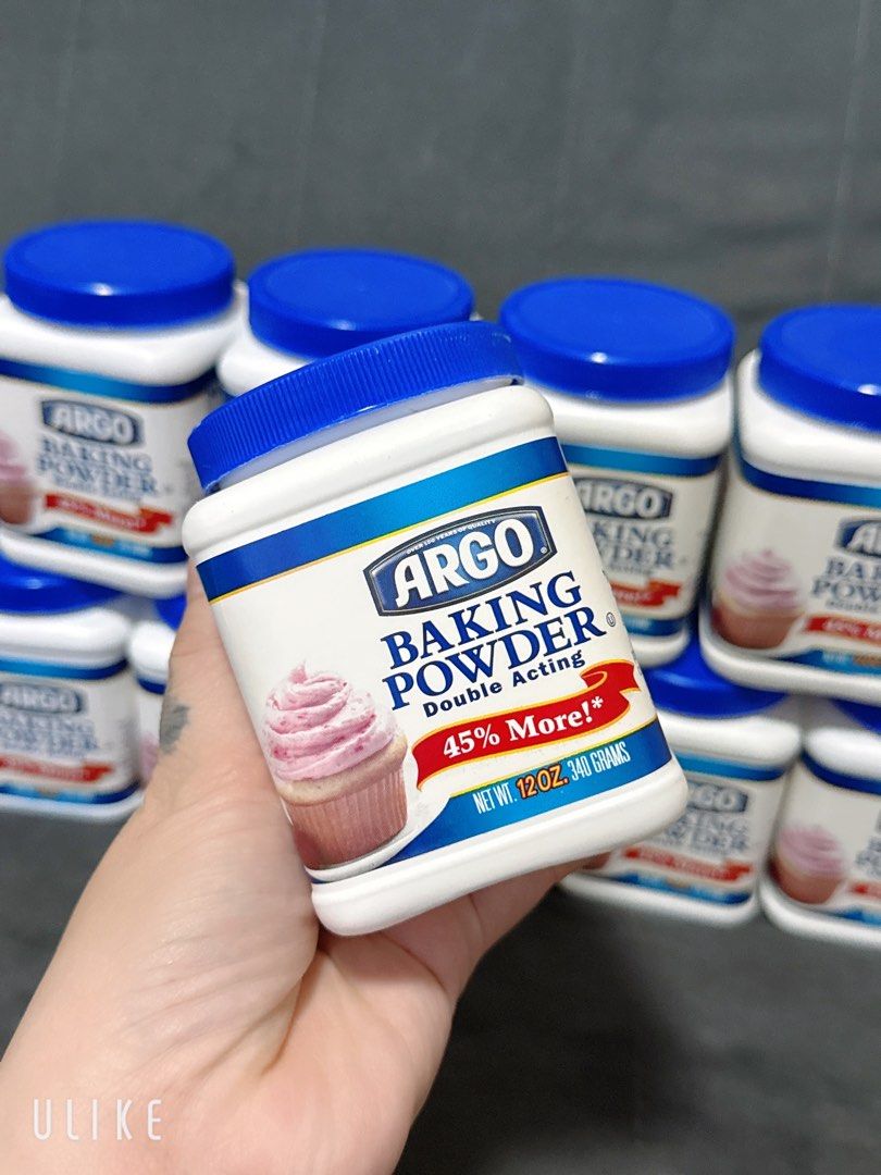 Argo Baking Powder Double Acting 340 grams (Category: Homemade Bakes) located in Angeles City. Submitted by sjd_stuff (Listing ID 1451194459, Image 2). Description: Pwde to sa mga mahilig mag Baked and my online baked business ‼️ ARGO Baking Powder Double Acting 340Grams 🧁 🍰 500 each.