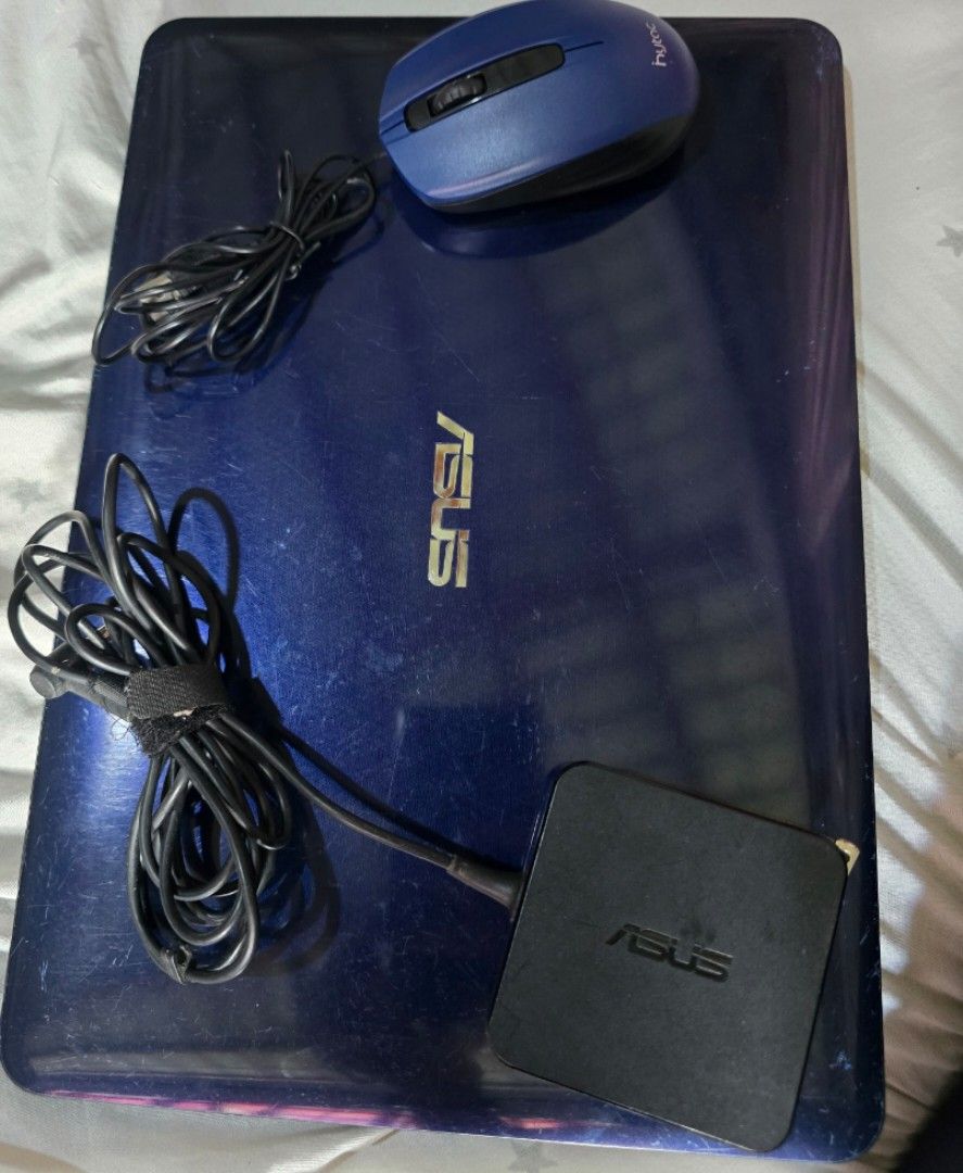 Asus Laptop (Category: Laptops & Notebooks) located in Cebu City. Submitted by hersidehustling (Listing ID 1451164172, Image 2). Description: Laptop Asus 2016 model LCD - new Charger-new Issue: Battery - already phase out. You can use it with a charger attached while working. laggy - scratch (as shown) Price of LCD-5000 (oxord supplier original) charger-2,500(oxord supplier original).