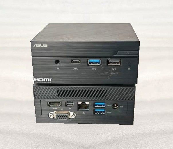 Asus PN40 Mini PC or NAS: Intel J4125 + 160GB SSD + 8GB DDR4 + WIN 11 + WPS Office + MS PC Health Check (Category: Desktops) located in Singapore. Submitted by orangebearacc (Listing ID 1451314029, Image 1). Description: Mini PC Specs: Asus PN40 Mini PC or NAS CPU Speed: Base 2.0GHz Turbo 2.7GHz (4 Cores 4 Threads) Processor: Intel J4125 Memory: 8GB DDR4 + 24GB Memory Extension Graphics: Intel UHD Graphics 600 Storage: SSD 160GB OS: WIN 11 + WPS 