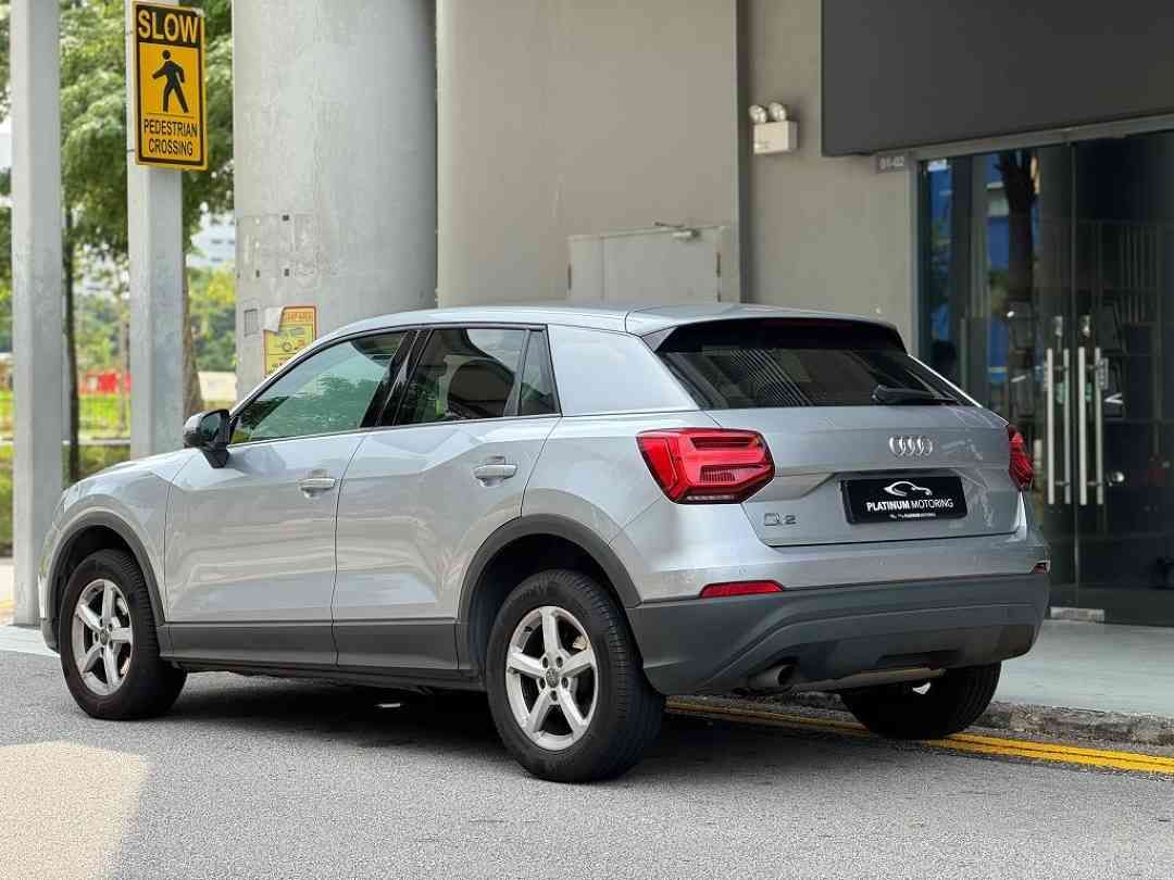 Audi Q2 1.0 TFSI S tronic (A) (Category: Used Cars) located in Singapore. Submitted by platinummotoringsg (Listing ID 1451139698, Image 3). Description: Full agent serviced! Road tax till 03/27! Interest rates from as low as 1.28%! Full loan available. Choose from bank or in-house financing! Singapore's largest pre-owned dealership with 500+ listings, we offer higher trade-in value, better approval rates, and some of the lowest interest rates in 