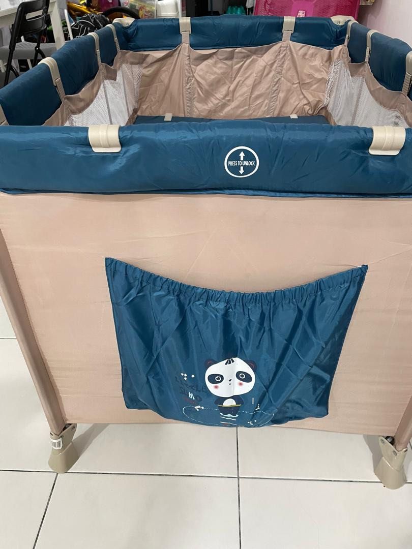 Baby cot Sweet Cherry (Category: Cots & Cribs) located in Pasir Gudang. Submitted by nanahaziq99 (Listing ID 1451274631, Image 2). Description: Baby cot dalam keadaan baik dan bersih. Besi rangka semua cukup. Akan dapat free barang baby sikit.