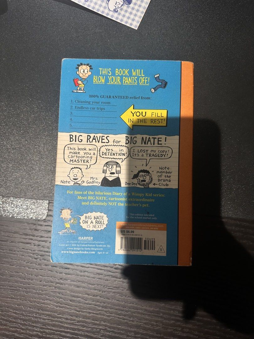 Big Nate Boredom Buster (Category: Children's Books) located in Quezon City. Submitted by kl.secondhand (Listing ID 1451310960, Image 3). Description: .
