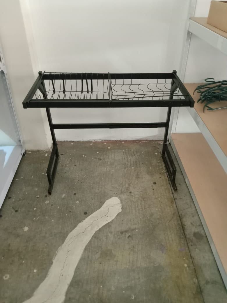 Black Metal Dish Rack-Swap with your unused items (Self-collect, 1st Come 1st Serve, no DM) (Category: Other Kitchenware & Tableware) located in Kuala Lumpur. Submitted by nopolluteorg (Listing ID 1451146561, Image 1). Description: 📦 Pick-up only 📍 Reuse Swap Store, PV128 (Setapak KL) 🕘 Swap hours: Saturday, Sunday, Monday, Tuesday & Wednesday | 9:30 AM – 5:30 PM Take what you need, leave what you can 💚 Trust-based. Community-powered. ⚠️ Firs