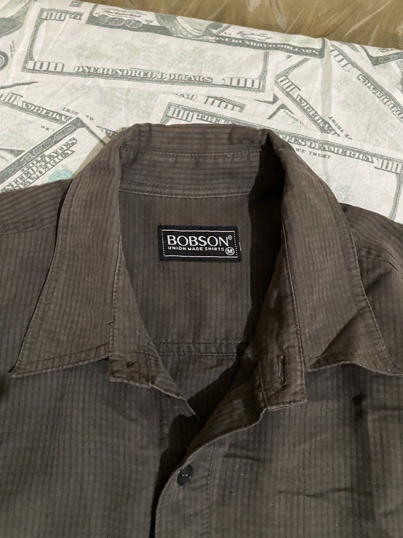 Bobson - Polo Button Up Shirt (Category: Tshirts & Polo Shirts ) located in Paranaque City. Submitted by haslem (Listing ID 1451244390, Image 2). Description: W: 21 L: 24.