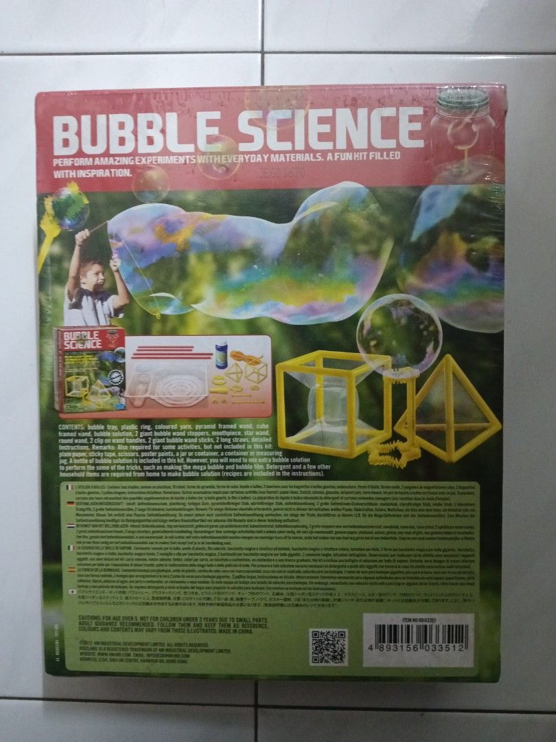 Bubble science (Category: Educational & Learning Toys) located in Singapore. Submitted by jjey21 (Listing ID 1451247571, Image 2). Description: .