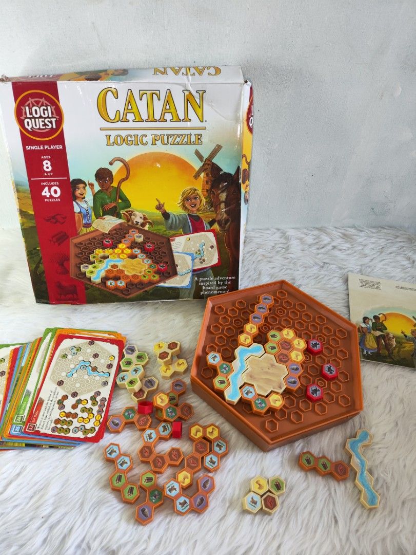 Catan Logic Puzzle by Kosmos (Category: Board Games & Puzzles) located in Cavite. Submitted by tinetaclesss (Listing ID 1451256007, Image 1). Description: - missing1 pc.