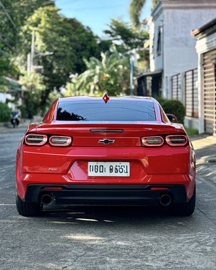Chevrolet Camaro RS Camaro RS Auto (Category: Used Cars) located in Muntinlupa City. Submitted by rjopadilla (Listing ID 1451232503, Image 2). Description: Selling my Chevrolet Camaro RS 2.0 2019 Last Model/Generation release Red Hot Color ZL1 Theme ✔️ 17k mileage (Not tampered) ✔️ Meticulously maintained (with CASA records and receipts) ✔️ No history of accident or flood ✔️ Complete papers ready for transfer ✔️ 2 original keys 💸 Upgrades: - ZL1