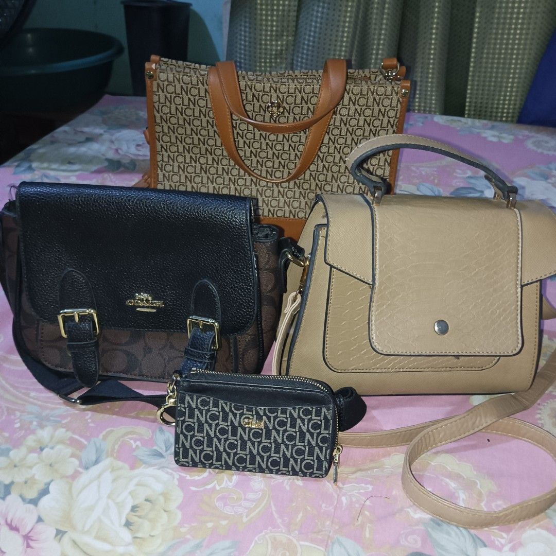 Coach, Designer Inspired Handbags and Wallet Set (Category: Luxury Bags & Wallets) located in Manila. Submitted by play21214 (Listing ID 1451265902, Image 3). Description: CLN(bag and wallet) ,ALBERTO, COACH Take all for 1349.