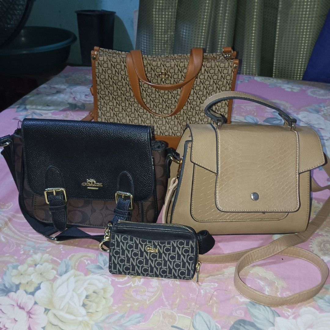 Coach, Designer Inspired Handbags and Wallet Set (Category: Luxury Bags & Wallets) located in Manila. Submitted by play21214 (Listing ID 1451265902, Image 2). Description: CLN(bag and wallet) ,ALBERTO, COACH Take all for 1349.