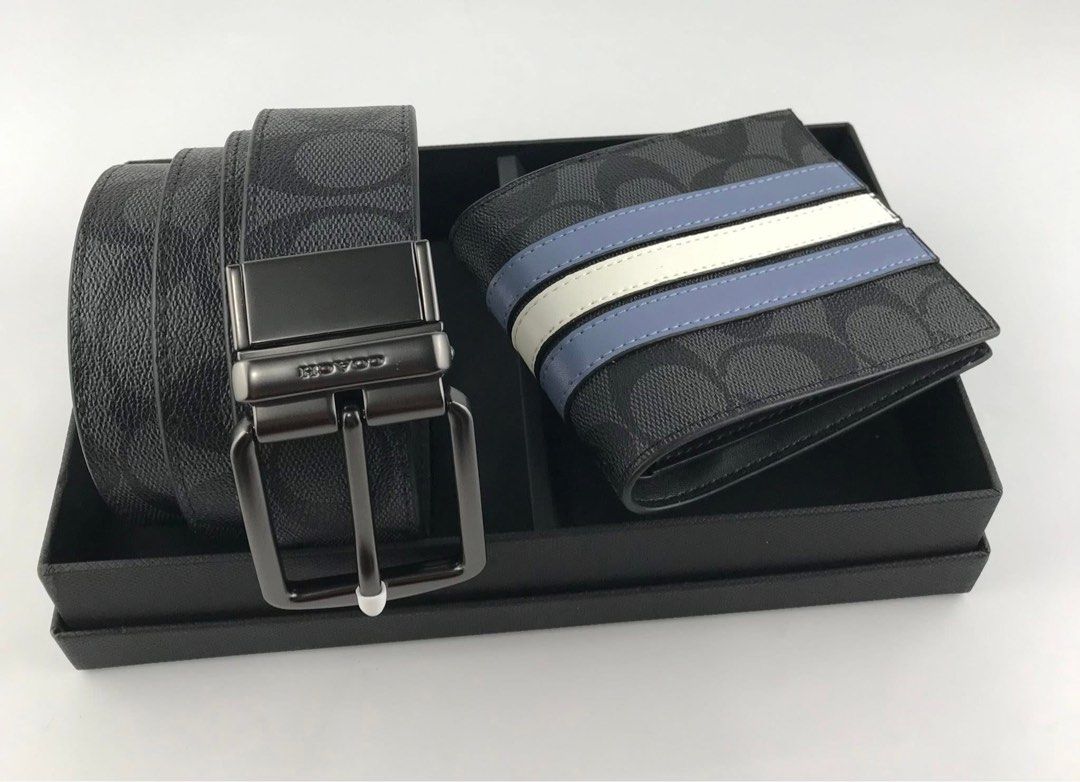 Coach Mens Belt & Wallet Set (Category: Wallets & Card Holders) located in Binan City. Submitted by pinkykeenshop (Listing ID 1451298220, Image 2). Description: .