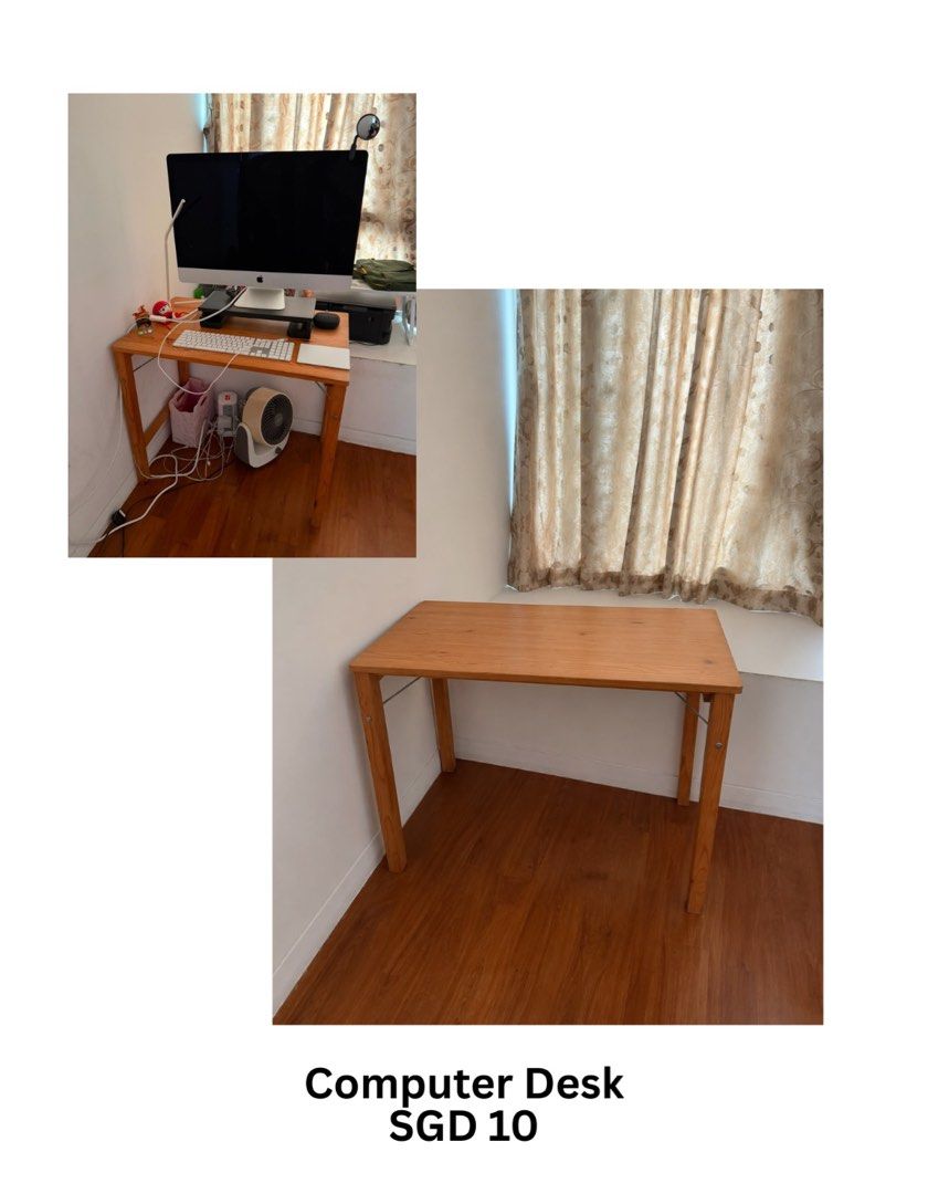 Computer Table (Category: Tables & Sets) located in Singapore. Submitted by onlydammy999 (Listing ID 1451255023, Image 1). Description: .