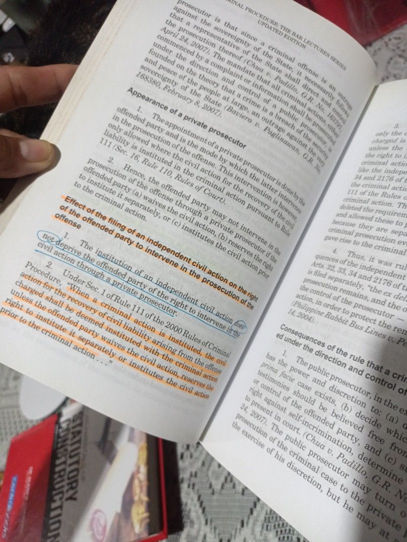 Criminal Procedure by Riano 2011 Edition (Category: Textbooks) located in Paranaque City. Submitted by damit101 (Listing ID 1451223516, Image 2). Description: Pick Up at Tambo Parañaque.