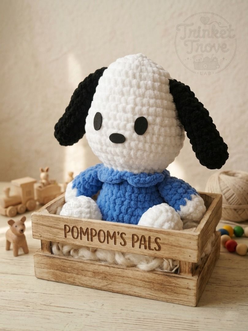 Crochet Pochacco Plush Doll Custom Made (Category: Plushies & Soft Toys) located in Antipolo. Submitted by hanlor0516 (Listing ID 1451177498, Image 2). Description: 🌸 Meet Your New Best Friend: Handmade Pochacco Crochet Plushie Bring home the ultimate cuddly companion with this beautifully handcrafted, Pochacco-inspired crochet plushie! Perfect for fans of adorable puppy characters, collectors of unique handmade items, or anyone looking for a sw