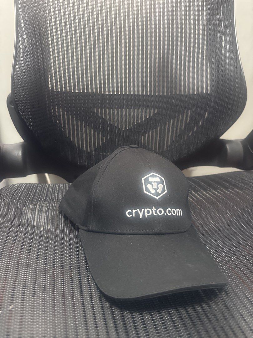 crypto.com Black Cap (Category: Caps & Hats) located in Manila. Submitted by eboryte (Listing ID 1451227672, Image 1). Description: - Black baseball cap - Embroidered Crypto.com logo on front - Adjustable strap for a comfortable fit - One size fits most - Ideal for everyday wear or showing crypto pride.