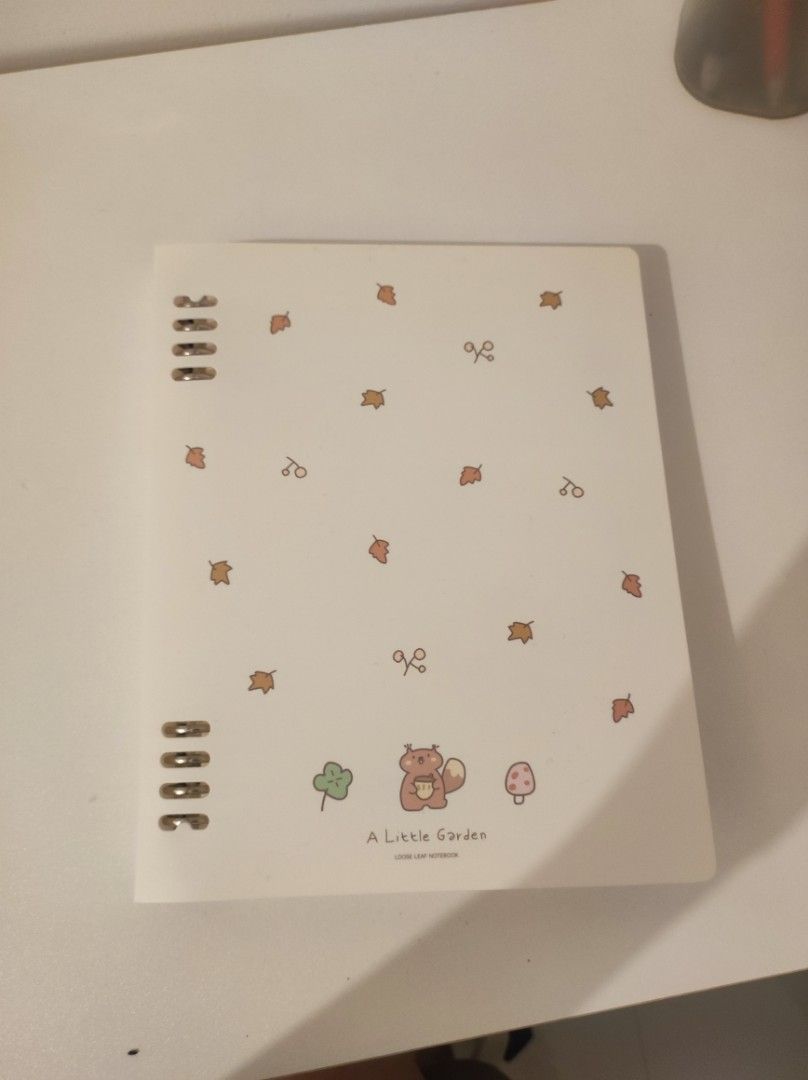 Cute Bear & Leaves Binder Notebook (Category: Stationery & School Supplies) located in Manila. Submitted by airen2906 (Listing ID 1451225597, Image 1). Description: Purchased at Fullybooked.Changed my notebook to a cattleya instead. RFS: Declutter Mod: lalamove mop: gcash Loc: QC.