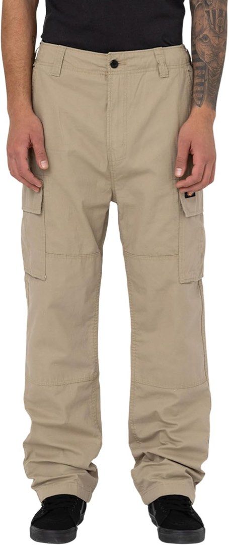 Dickies Khaki Cargo Pants Men's Size [Size Not Visible] (Category: Trousers) located in Manila. Submitted by collect__ph (Listing ID 1451177249, Image 1). Description: - Dickies khaki cargo pants - Relaxed fit - Durable material - Multiple pockets for ample storage - Ideal for work or casual wear - Ready for a new owner - Dimes : 31” Waist x 19” Hip x 11” Rise x 7” leg opening x outseam 38.5” x inseam 29” .