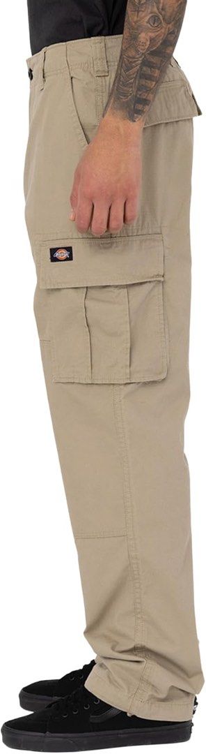 Dickies Khaki Cargo Pants Men's Size [Size Not Visible] (Category: Trousers) located in Manila. Submitted by collect__ph (Listing ID 1451177249, Image 2). Description: - Dickies khaki cargo pants - Relaxed fit - Durable material - Multiple pockets for ample storage - Ideal for work or casual wear - Ready for a new owner - Dimes : 31” Waist x 19” Hip x 11” Rise x 7” leg opening x outseam 38.5” x inseam 29” .
