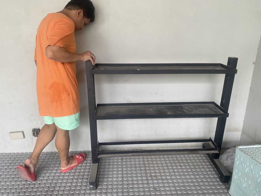 Dumbbell and kettlebell rack (Category: Other Sports Equipment and Supplies) located in Marikina City. Submitted by theflos (Listing ID 1451196125, Image 2). Description: Depth 10" Length 40" Height 38".
