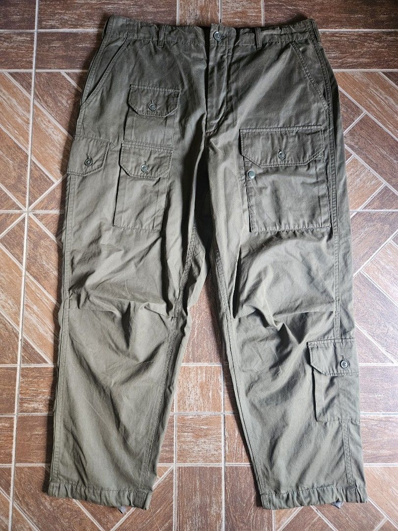 Engineered Garments Flight Pant Olive Selvedge (Category: Jeans) located in Manila. Submitted by slickzy (Listing ID 1451285477, Image 3). Description: Engineered Garments Flight Pants Olive Size: Medium (Fits 31 to 35 Max) Length = 39" Condition: 9.8/10 Altered length back to original Price: Php. 12,500 Only! RFS: Unloading Kindly DM me if interested Thanks and God bless!.