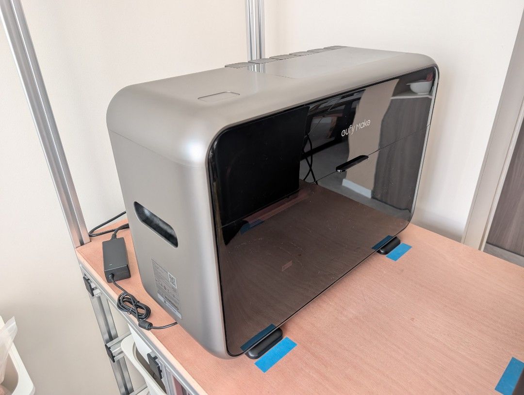 eufymake E1 (Category: Printers, Scanners & Copiers) located in Singapore. Submitted by mingxd94 (Listing ID 1451139005, Image 1). Description: Items included: - eufyMake E1 + DTF laminater - Includes 1 sealed pack of 25 Standard UV DTF A Film, mini build plate, standard build plate (extra standard build sheet) - Machine is clean and well-maintained - ink used about 5-10% UV printer E1 - current price $3500 DTF Laminator - current price $599.