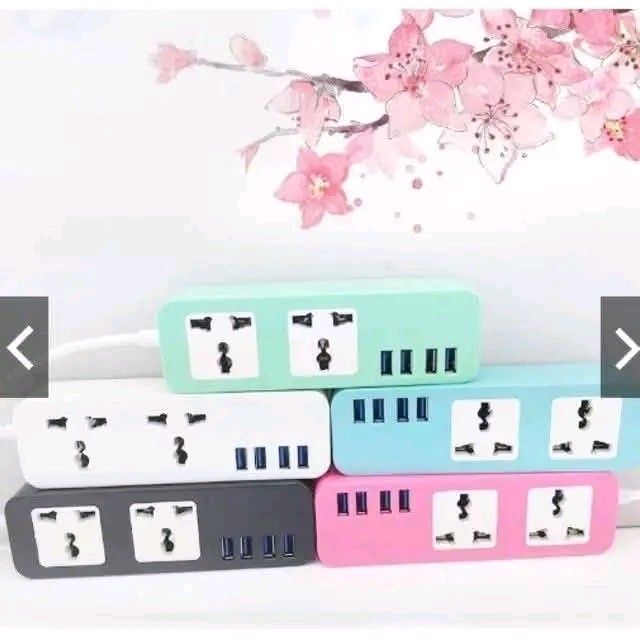 Extension Cord Socket 4 Ports Universal Power USB Socket Charging Station (Category: Electrical, Adaptors & Sockets) located in Manila. Submitted by legitseller_angel06 (Listing ID 1451291382, Image 2). Description: .