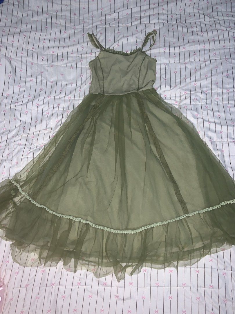 fairy green dress lolita (Kategori: Gaun & Rok) berada di Kediri. Dikirim oleh royalearth (ID iklan 1451154851, Gambar 3). Deskripsi: .