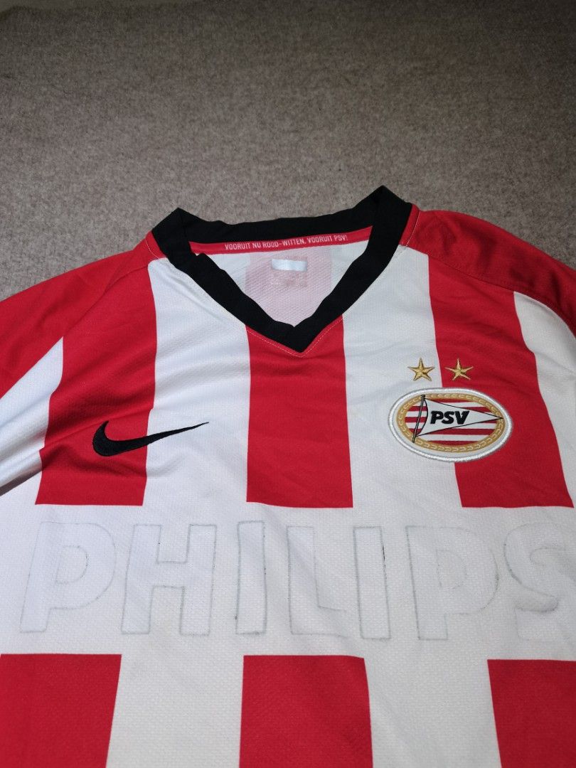 Football jersey psv (Category: Tshirts & Polo Shirts ) located in Apalit. Submitted by _doer (Listing ID 1451253037, Image 2). Description: Size large Flaws runs & sponsor 1k or OFFER.