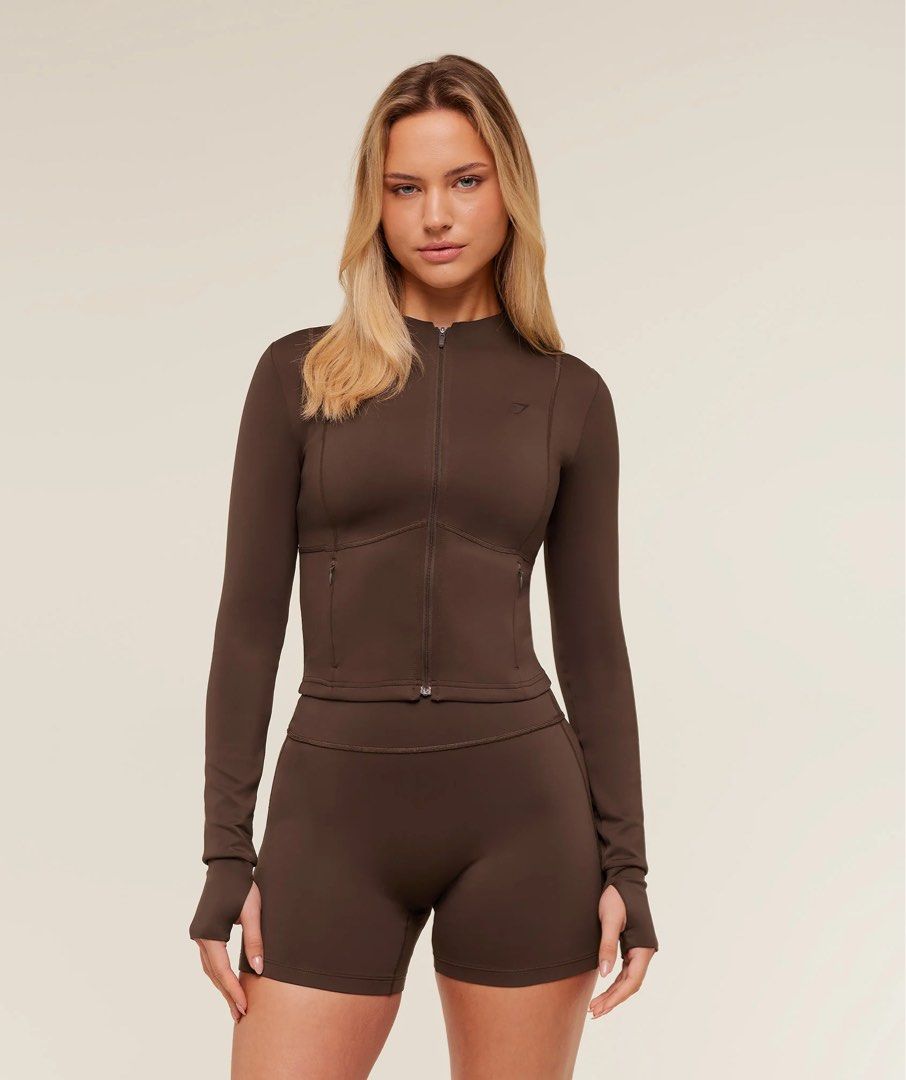 Gymshark Flow Jacket (Category: Activewear) located in Manila. Submitted by angool (Listing ID 1451224237, Image 1). Description: No LOW BALLER‼️ * Purchased directly from the app * Discount available when purchasing 3 or more items * Fits Medium * Will provide receipt proof of authenticity.