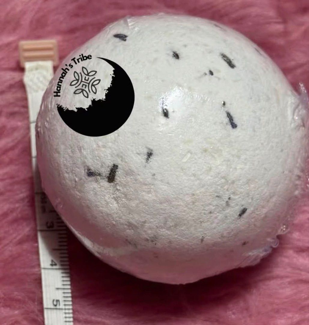 Hannah's Tribe Lavender & Herbal Bath Bombs Set (Category: Bath) located in General Trias. Submitted by youractualanna (Listing ID 1451186807, Image 1). Description: PLS CHECK MY RATINGS FOR YOUR PEACE OF MIND. This is a bigger size, pls see photo for the size. 1 bath bomb is good for single bathtub. To cleanse your body to negative energy and relax your mind. I personally use din if I feel so drained and need ko mag-isip bat bigla-bigla ako naii