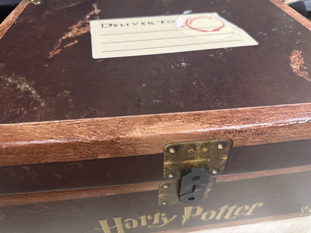 Harry Potter Hardcover Trunk Chest Box Full Set (Category: Storybooks) located in Cebu City. Submitted by cookies.475 (Listing ID 1451302749, Image 2). Description: - good condition except 5th book (check 3rd pic) - x sensi - bought in P16,000 - delivery only if buyer is willing to cover the shipping fee, prio meetup 📍Cebu.