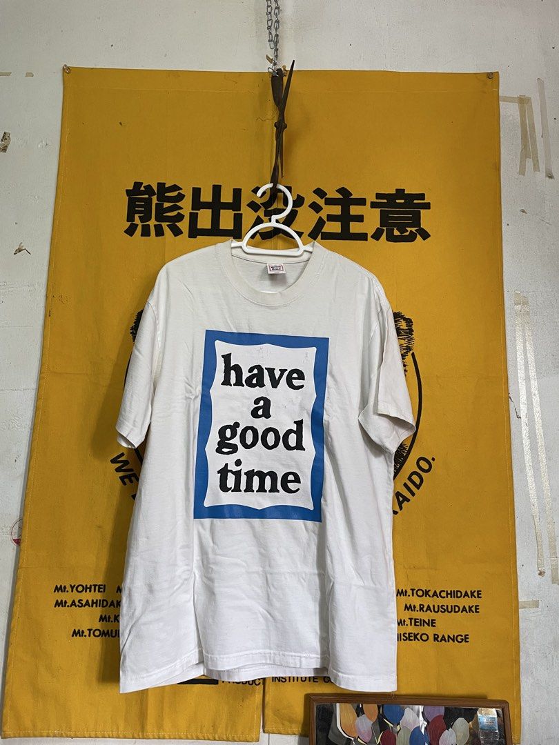 Have a Good Time White Shirt (Category: Tshirts & Polo Shirts ) located in Malaybalay. Submitted by mo0rph (Listing ID 1451156374, Image 1). Description: 28x21 Crack print stain washable Add sf Mindanao gcash.