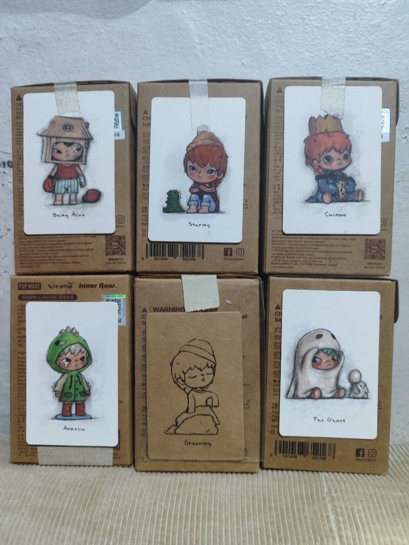 Hirono the other one (Category: Designer & Blind Box Toys) located in Quezon City. Submitted by hirayakarilagan (Listing ID 1361802474, Image 1). Description: hirono the other one sealed foil opened bottom box Dreaming (secret) 4000 The ghost 650 1:2 SOLD🥳 Being alive 650 Staring 650 SOLD🥳 Cuckoo 650 Amnesia 650 1:2 Raving 600 SOLD🥳 The crow SOLD🥳 Vagrancy 1:1 SOLD🥳 Nowhere safe SOLD🥳 The monster SOLD🥳 The fox SOLD🥳 Marionette SOLD🥳 For 