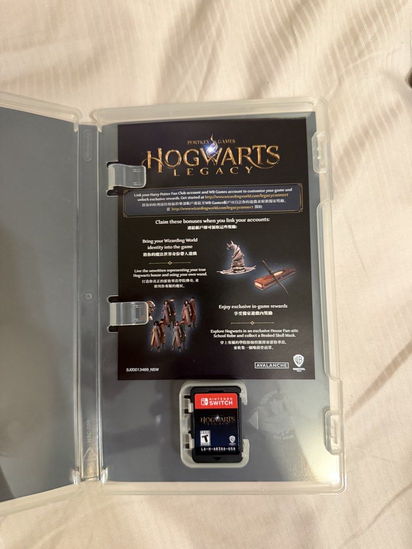 Hogwarts Legacy Nintendo Switch Game (Category: Nintendo) located in Quezon City. Submitted by lizellescloset (Listing ID 1451302593, Image 2). Description: - Hogwarts Legacy for Nintendo Switch - Explore the wizarding world as a witch or wizard - Immersive open-world RPG experience - Master magical spells and potions - Battle dark wizards - Live the unwritten story - Download required (see back for details) - RFS: used once only. not a fan of RP