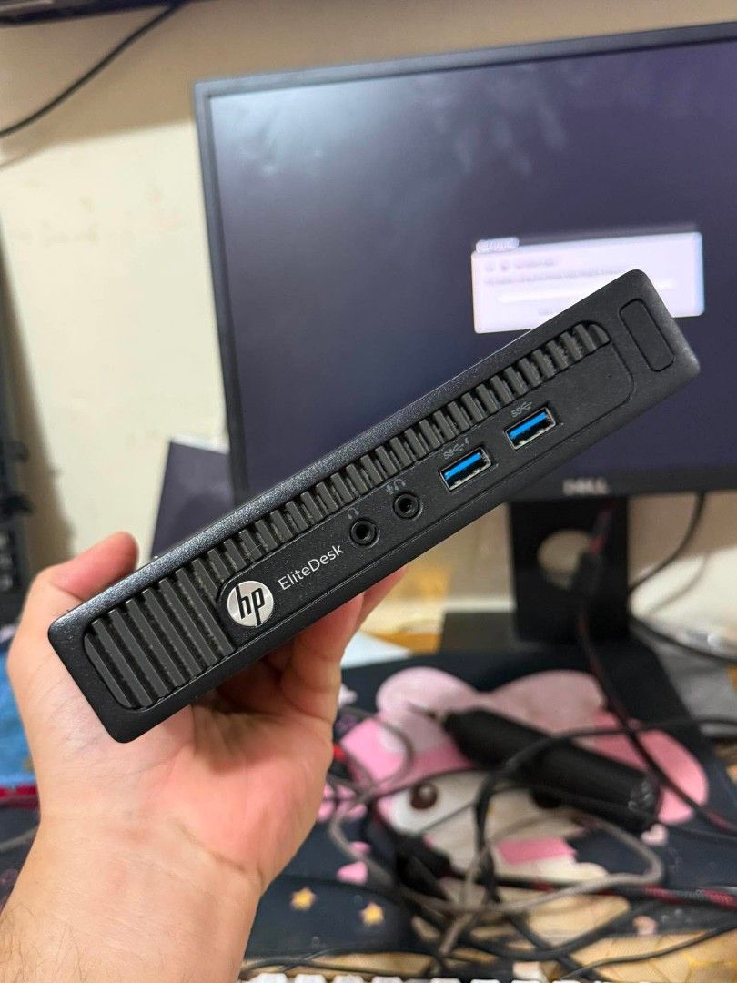 HP Elitedesk 800 G1 Desktop mini (Category: Desktops) located in Manila. Submitted by happyearth.953a15 (Listing ID 1451309715, Image 1). Description: HP Elitedesk 800 G1 Desktop mini I5 4th gen Intel UHD Graphics 4600 8gb ram 120gb ssd Windows 11 pro OS 💸💸 4,500 only Location: San Andres bukid manila.