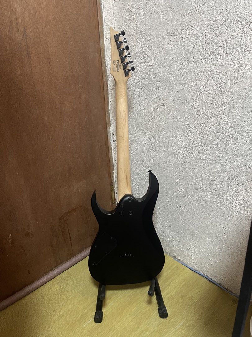 Ibanez RG421EX-BKD (Category: Musical Instruments) located in Quezon City. Submitted by mire.mnl (Listing ID 1451286971, Image 2). Description: Ibanez RG421EX-BKF • Color: Black Flat (Matte) • Body: Meranti • Neck: Wizard III Maple • Fingerboard: Jatoba • Frets: 24 Jumbo • Scale Length: 25.5” (648 mm) • Pickups: Ibanez Quantum HH (Passive/Ceramic) • Bridge: Fixed Bridge stock F106 • Controls: 1 Volume, 1 Tone, 5-Way Selector • Hardware: Black ✅ B