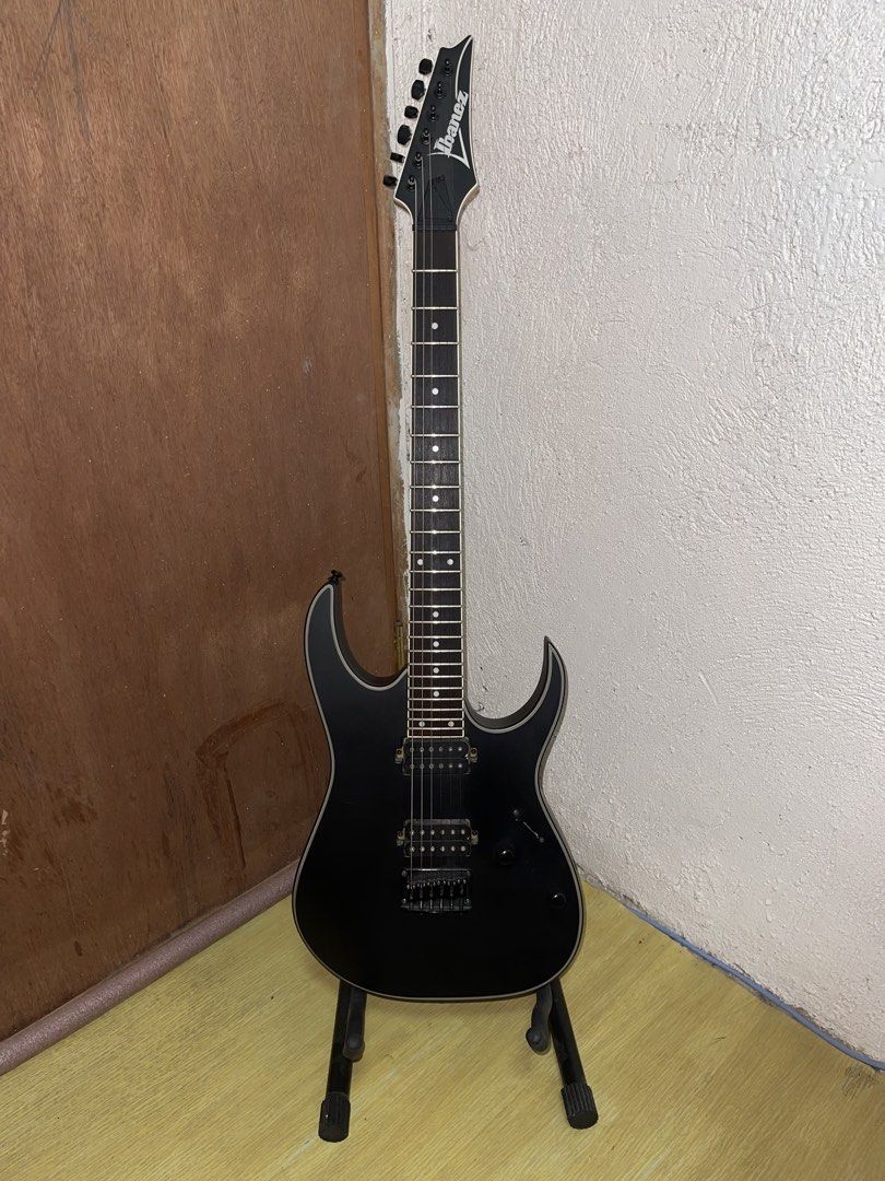 Ibanez RG421EX-BKD (Category: Musical Instruments) located in Quezon City. Submitted by mire.mnl (Listing ID 1451286971, Image 1). Description: Ibanez RG421EX-BKF • Color: Black Flat (Matte) • Body: Meranti • Neck: Wizard III Maple • Fingerboard: Jatoba • Frets: 24 Jumbo • Scale Length: 25.5” (648 mm) • Pickups: Ibanez Quantum HH (Passive/Ceramic) • Bridge: Fixed Bridge stock F106 • Controls: 1 Volume, 1 Tone, 5-Way Selector • Hardware: Black ✅ B
