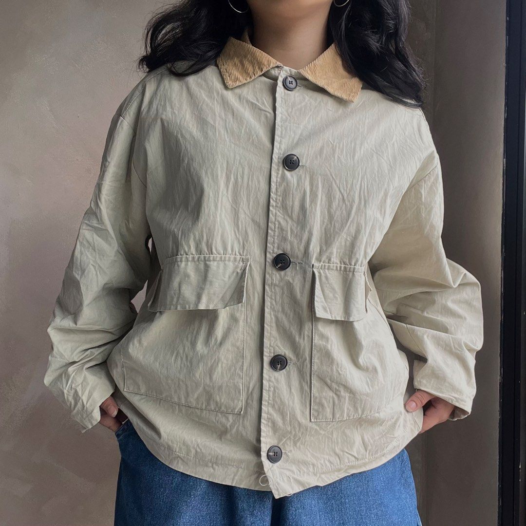 Union workwear jacket (Category: Coats, Jackets and Outerwear) located in San Jose del Monte. Submitted by afrodrygoods (Listing ID 1451278454, Image 3). Description: Union workwear quilted jacket Size: free Good for height: Condition: 5/5 Material: cotton Dimensions Width: ” 25 Sleeve Length: ” 19 Length: ” 25 🚚Courier: J&T/Lalamove. 💳Payment: Gcash/Bank Transfer. 📍Location: Fairview, Qc. & SJDM, Bulacan Please see description and double chec