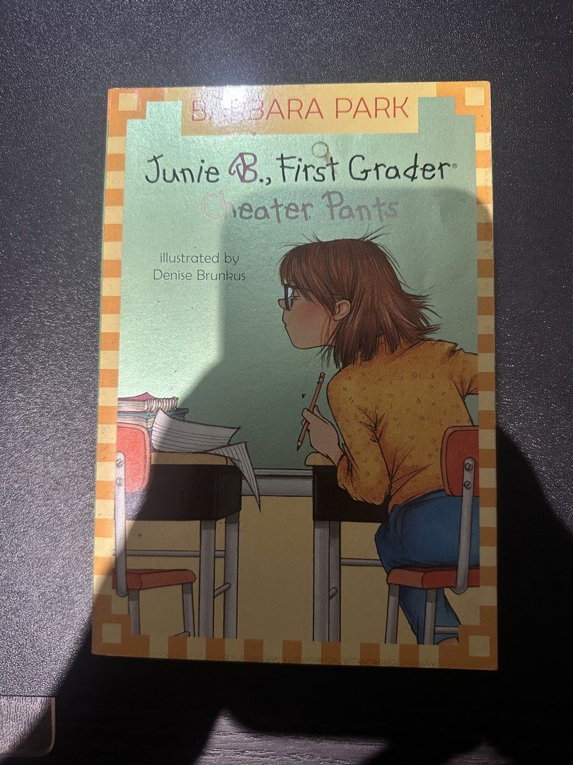 Junie B., First Grader: Cheater Pants by Barbara Park (Category: Children's Books) located in Quezon City. Submitted by kl.secondhand (Listing ID 1451312198, Image 1). Description: - Junie B. Jones in Cheater Pants! - Teaches about cheating in a fun way. - Ideal for first graders and young readers. - Hilarious and engaging story. - Published by Random House..