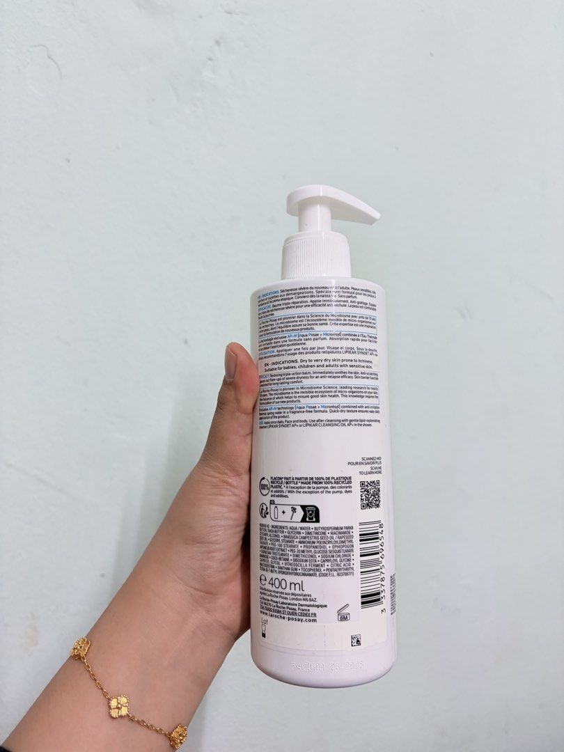 La Roche-Posay Lipikar Baume AP+M Triple Action Balm 400ml (Category: Body Care) located in Hulu Selangor. Submitted by izzynuts (Listing ID 1451191858, Image 2). Description: - La Roche-Posay Lipikar Baume AP+M (400ml) used only <5ml • Triple action balm for eczema-prone skin • Helps reduce scratching •Combats dry skin flare-ups • Provides immediate soothing • Suitable for newborns, children, and adults • Gentle formula: Fragrance-free and parab
